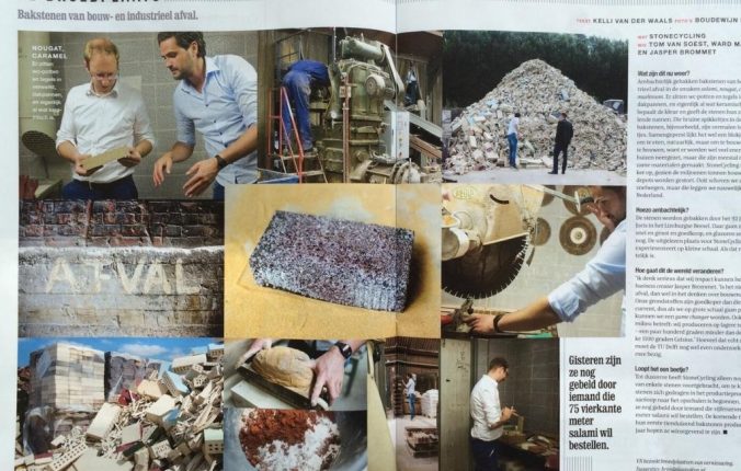 Vrij Nederland - StoneCycling Featured as Incubator of Innovation