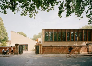 Award-Winning Facade at Sands End Arts & Community Centre in London || StoneCycling
