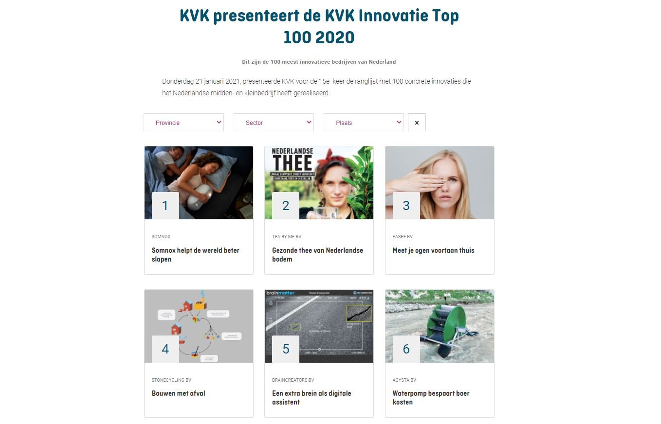 StoneCycling Ranks 4th in KVK Innovation Top 100!