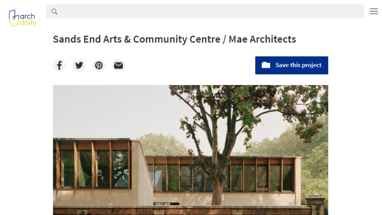 ArchDaily - Sands End Project in London Feature