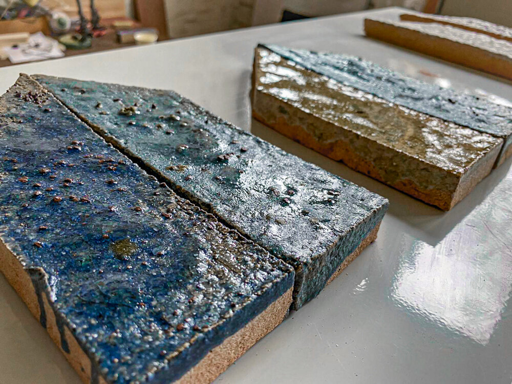 Glazed Bricks by StoneCycling & Studio Mixtura: Let Bricks Shine With New Waste-Based Glazing!