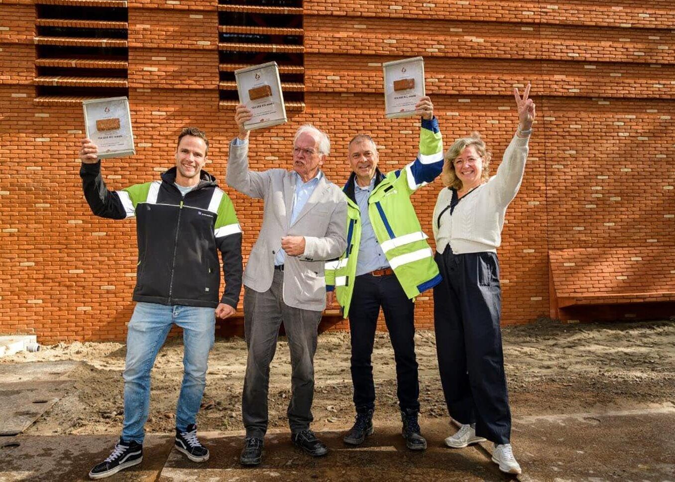 Vattenfall realizes heat transfer station and upcycles 104,656 kilos of waste with a circular facing brick