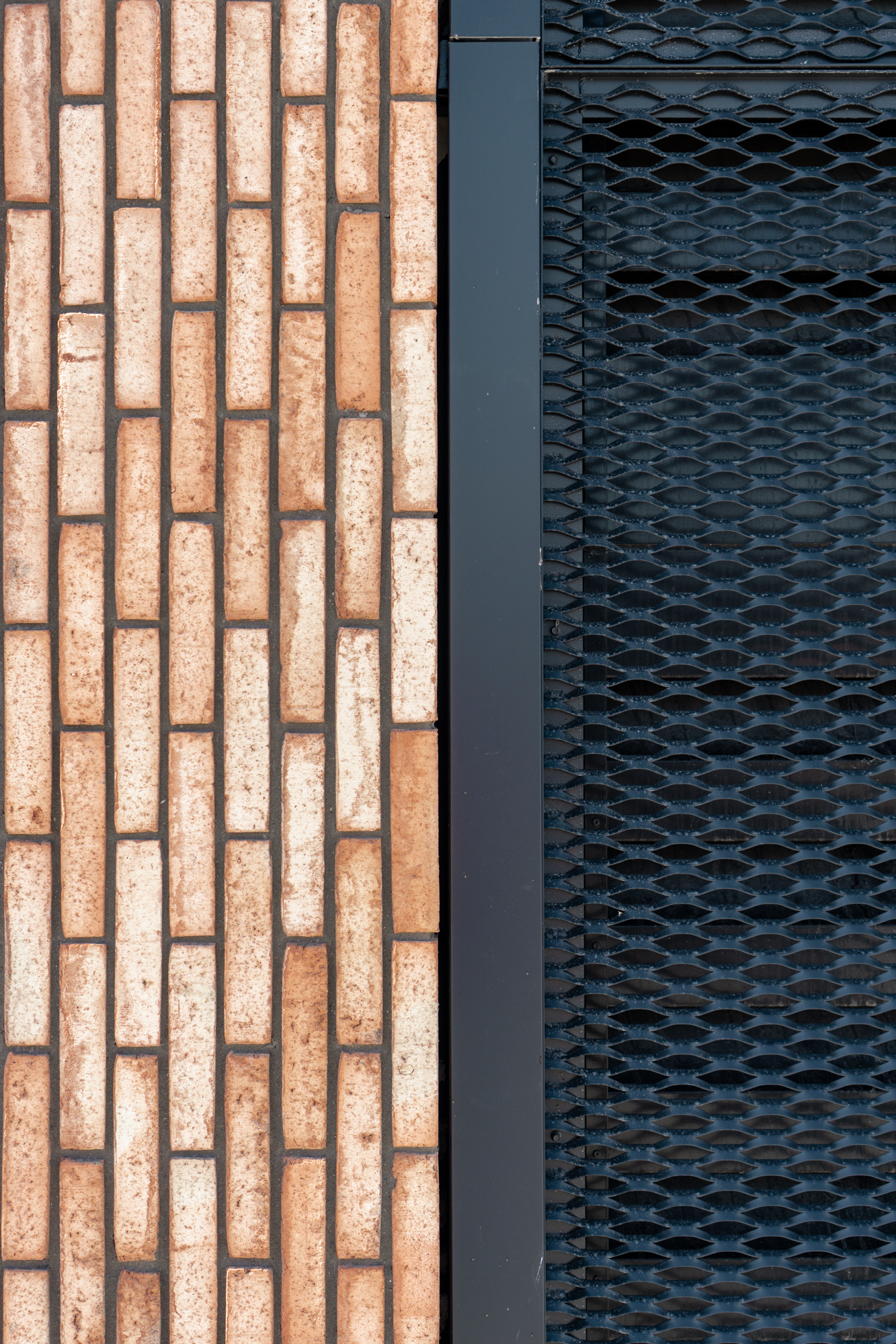 Substation in Orange Brick from Waste at Amsterdam IJburg || StoneCycling