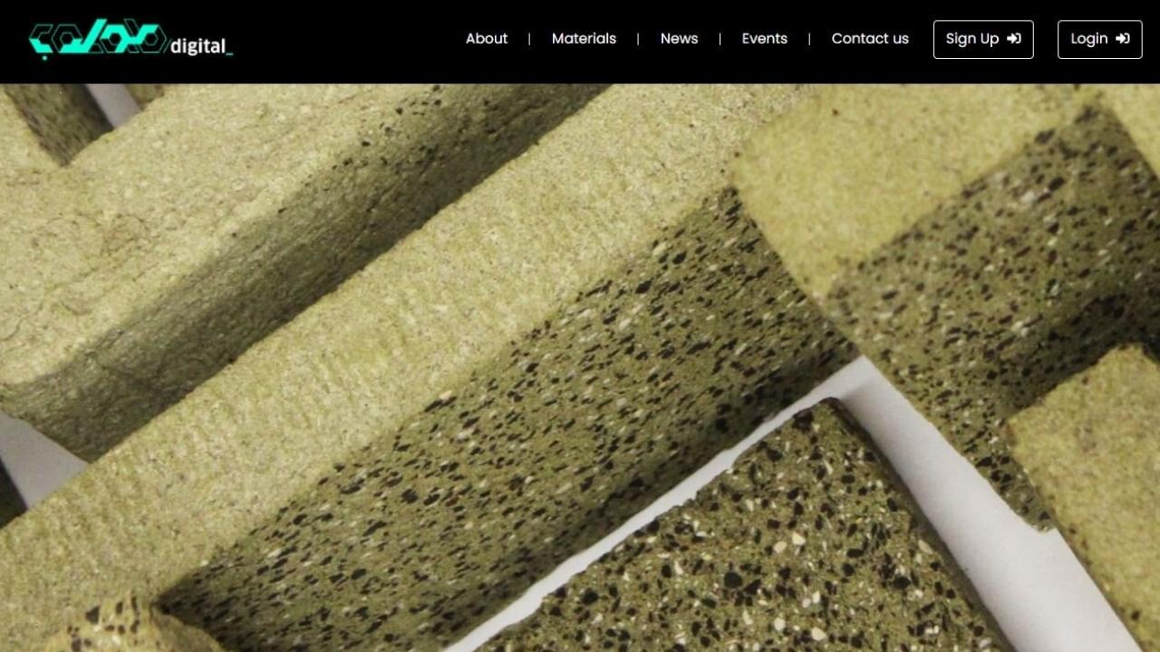 Colab.digital - WasteBasedBricks® in UAE's First Materials Library