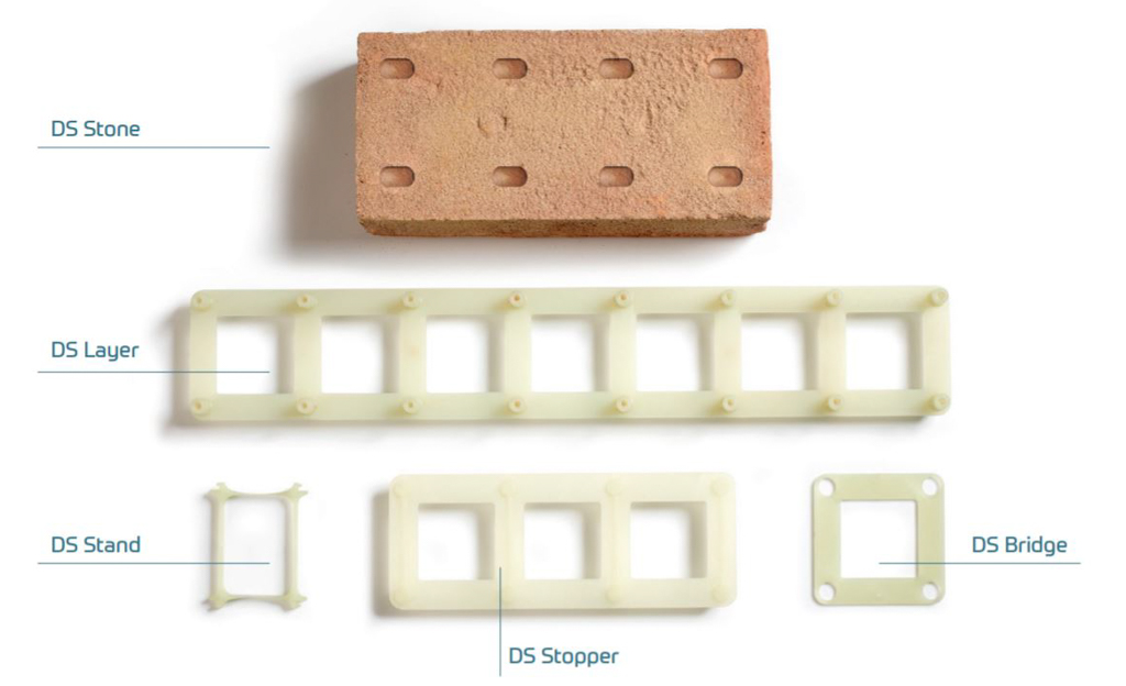 Drystack: Making Demountable Facades with StoneCycling