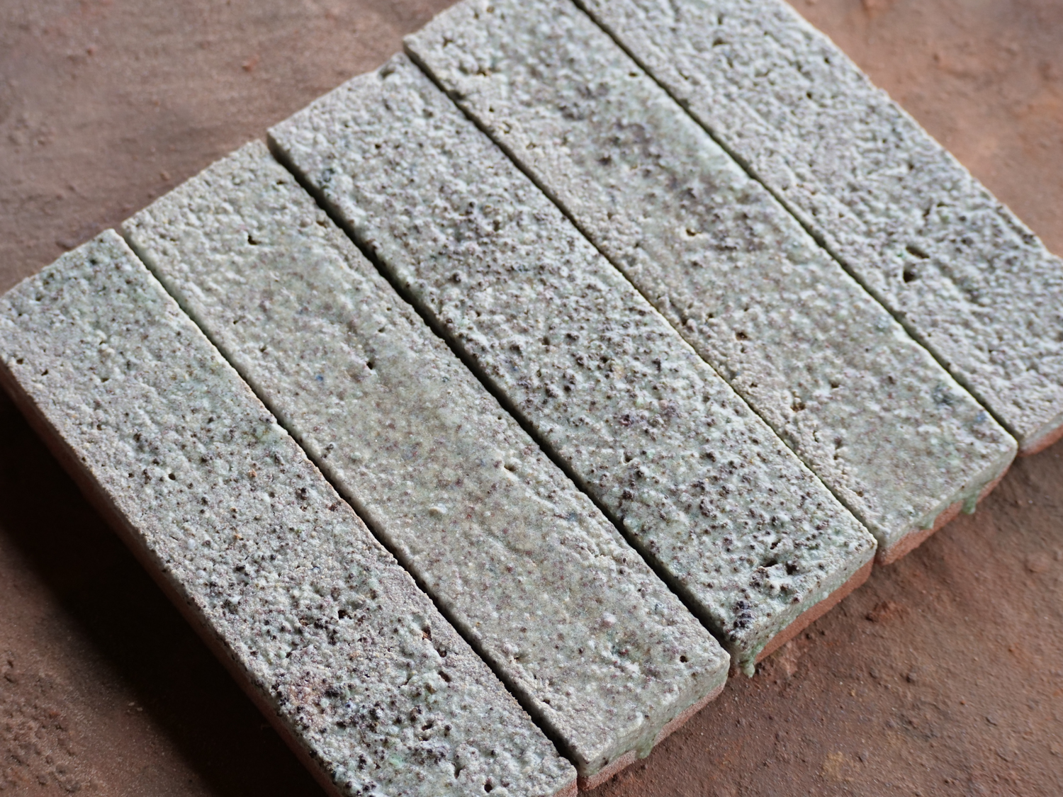 Mint Glazed Bricks Made From Waste: Beautiful and Sustainable! || StoneCycling