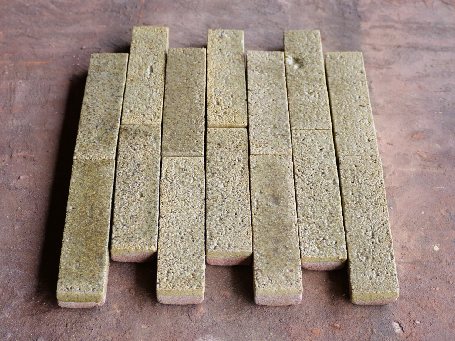 Saffron Glazed Bricks Made From Waste: Beautiful and Sustainable! || StoneCycling