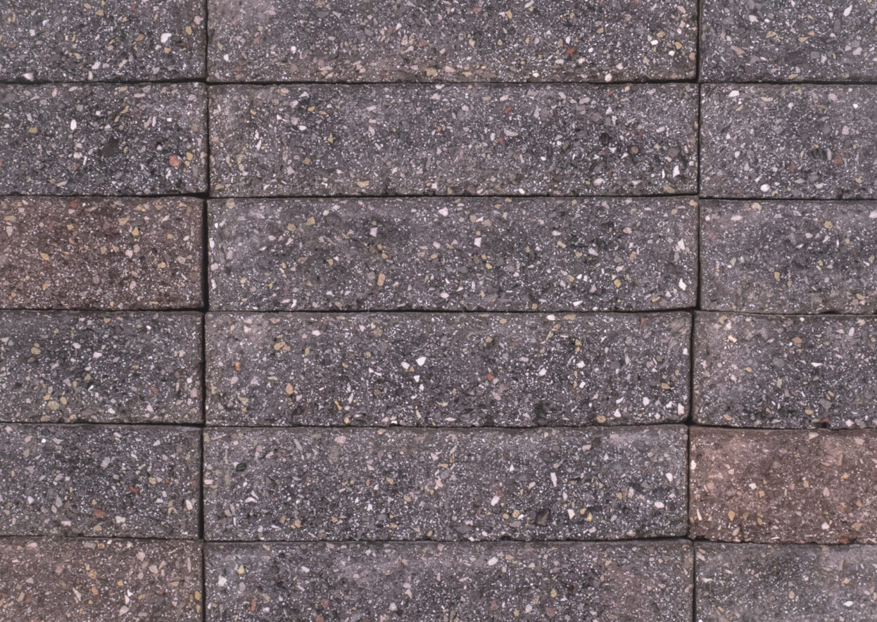 Blackpepper Sliced WasteBasedBricks | FRONT Materials