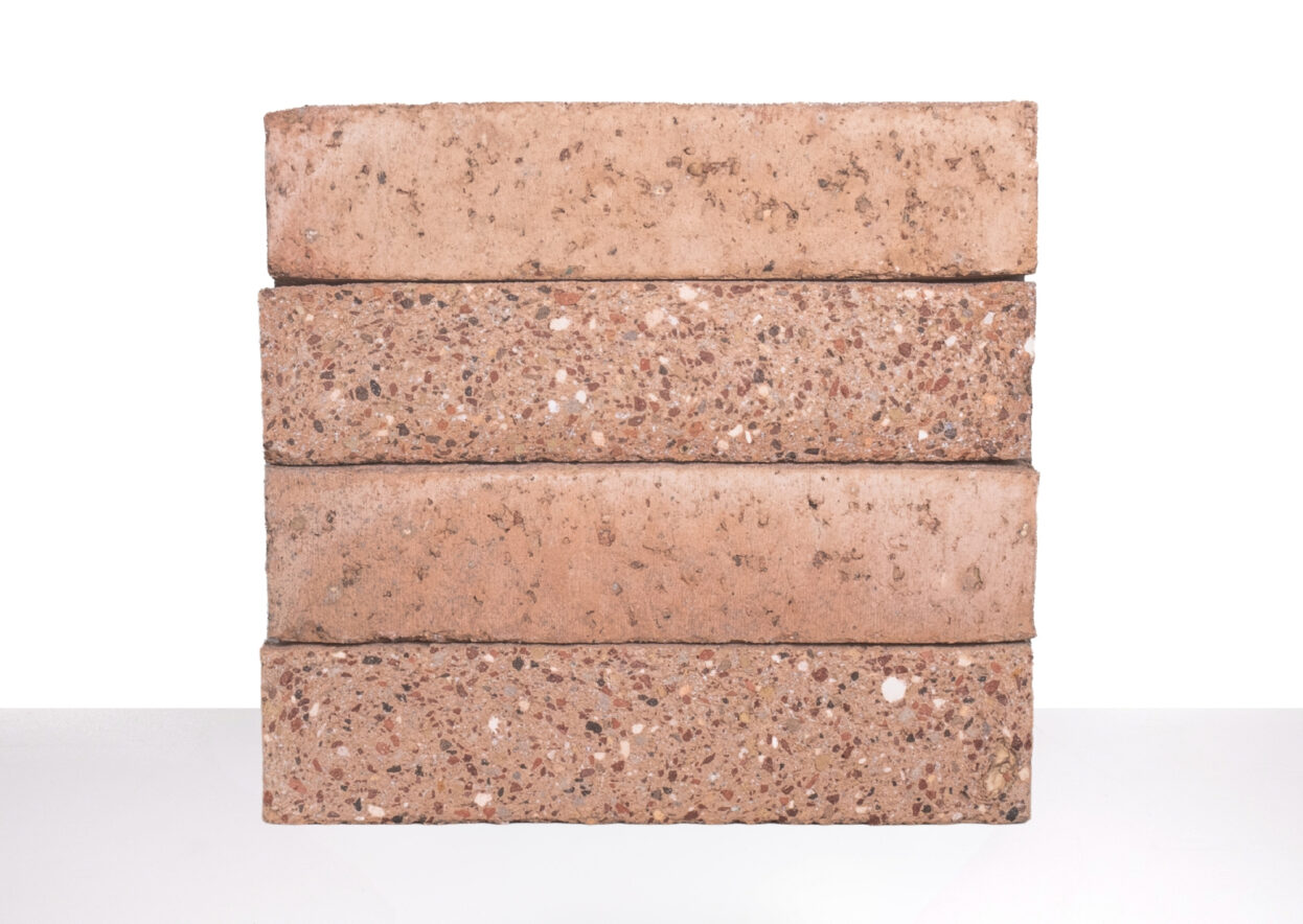 Nougat Punched + Sliced WasteBasedBricks | FRONT Materials