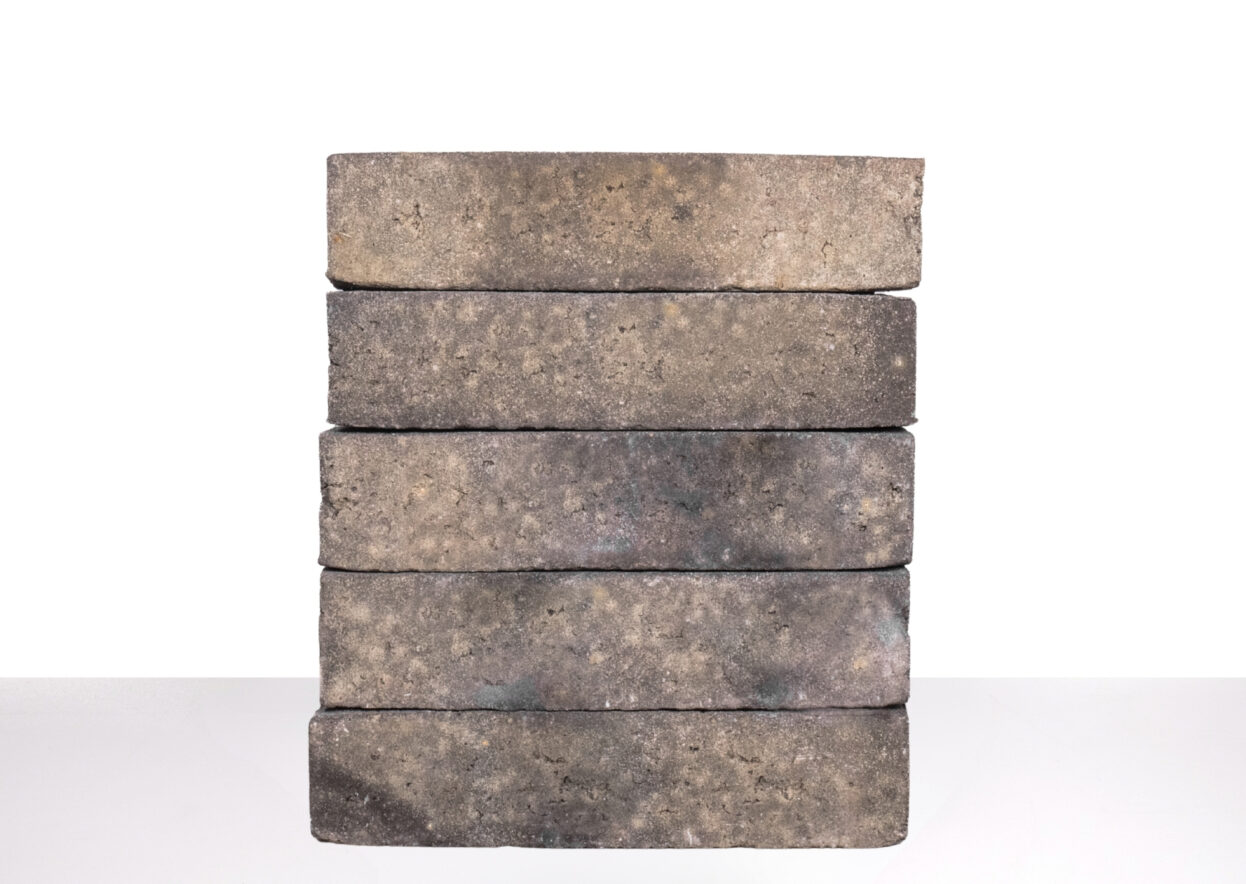 Pistachio Punched WasteBasedBricks | FRONT Materials