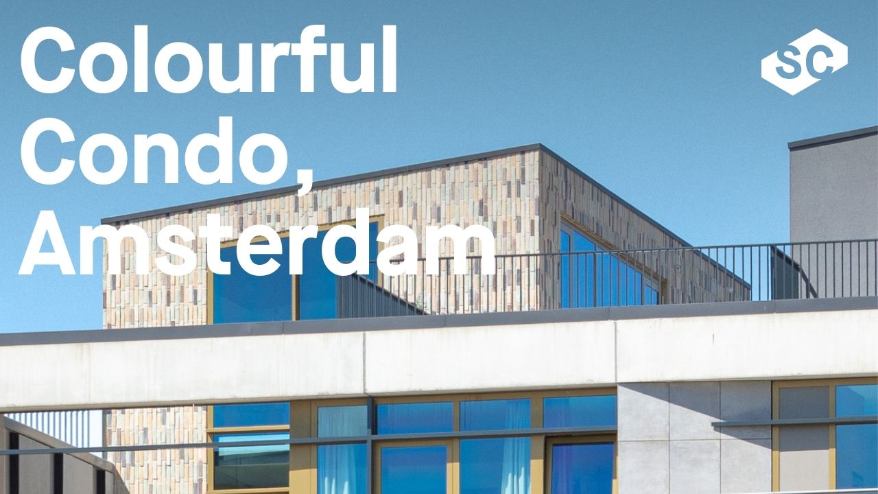 Colourful Bricks at Condo in Amsterdam: Eye-Catching and Sustainable! || StoneCycling
