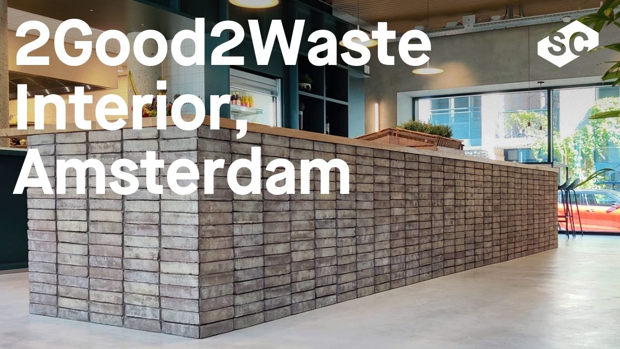 Limited Edition Brick for Corporate Interior in Amsterdam: It's 2Good2Waste!