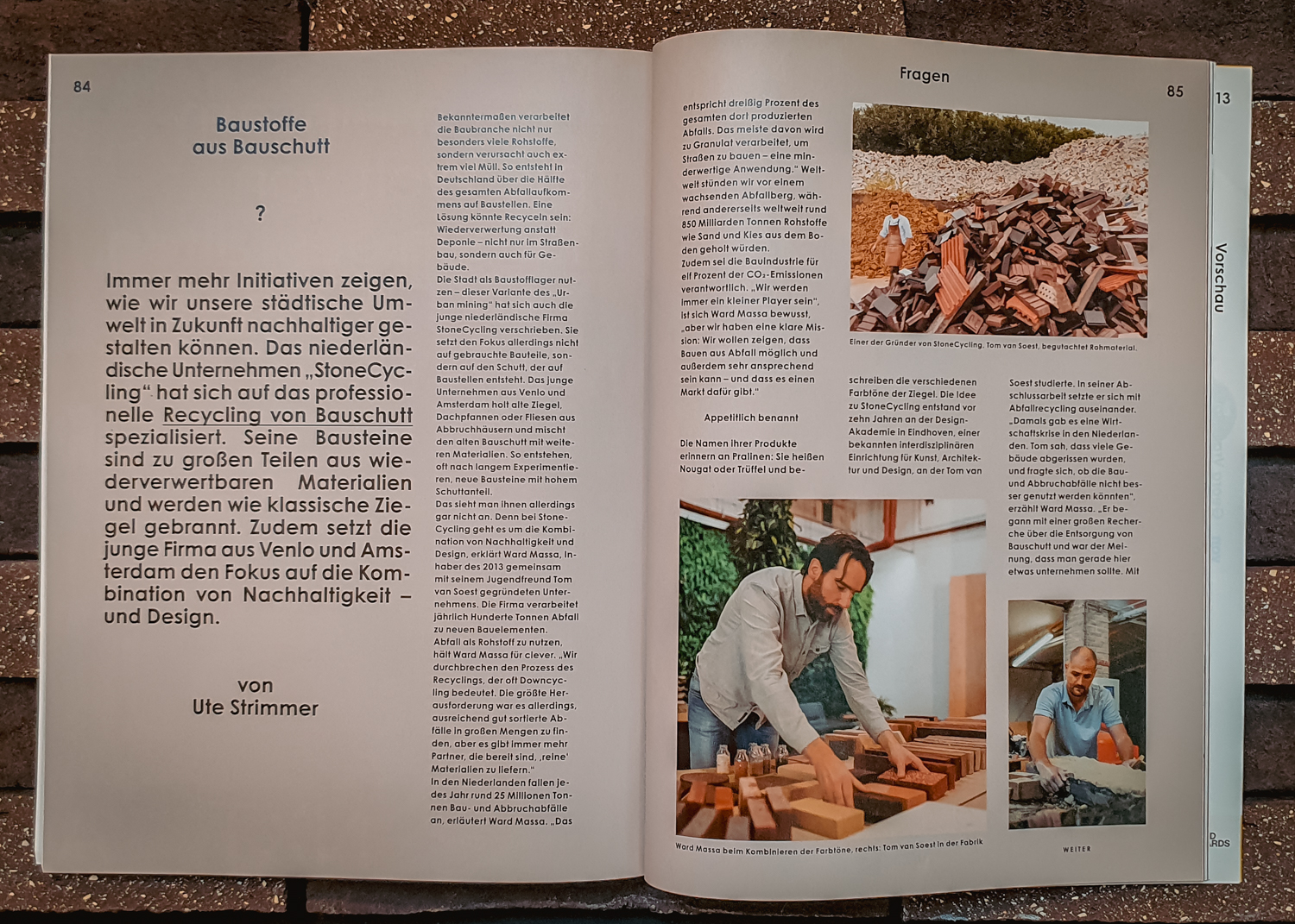 Bau Meister Magazine || StoneCycling