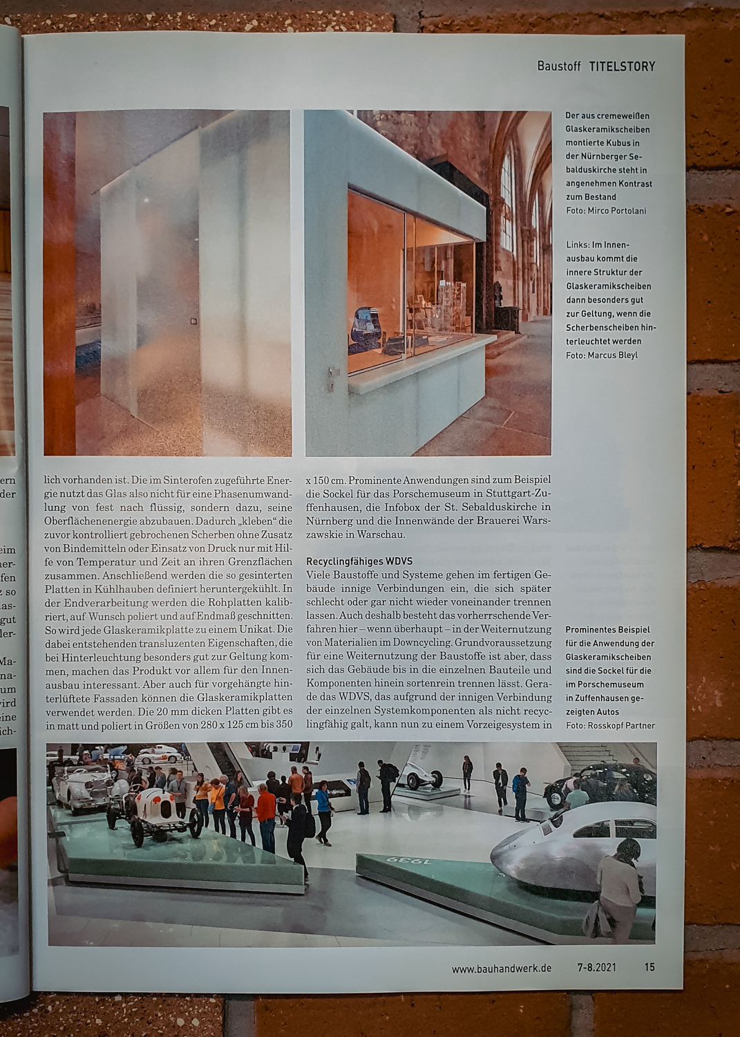 Bauhandwerk Magazine || StoneCycling