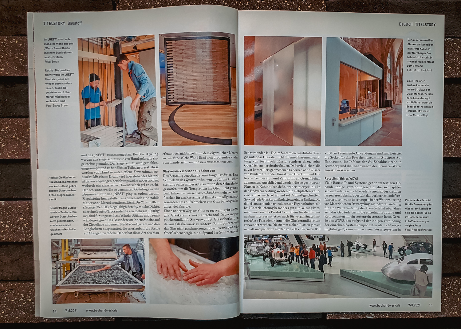 Bauhandwerk Magazine || StoneCycling