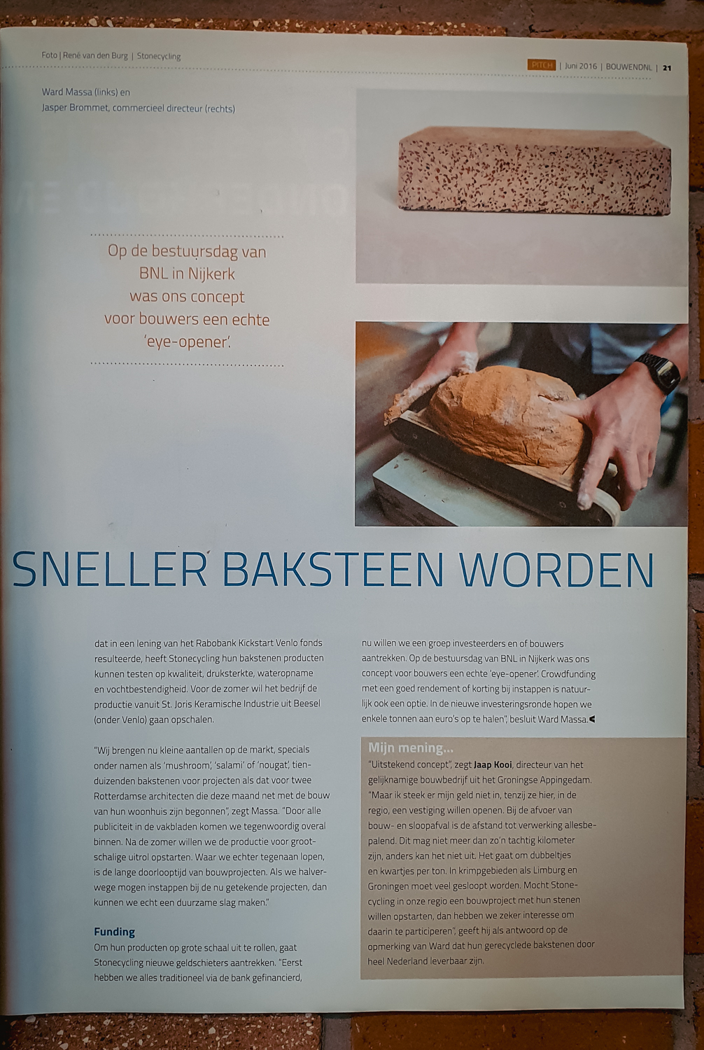 BouwendNL Magazine || StoneCycling Feature