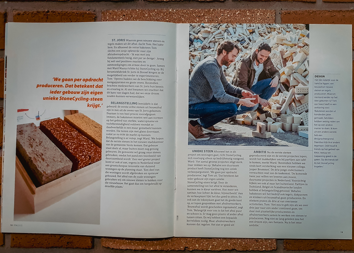 Dichterbij Rabobank Magazine || StoneCycling Feature