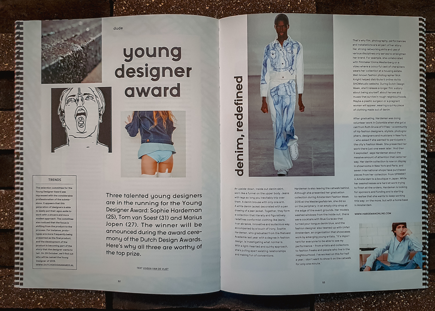 dude Magazine - DUtch DEsigners Magazine || StoneCycling Feature