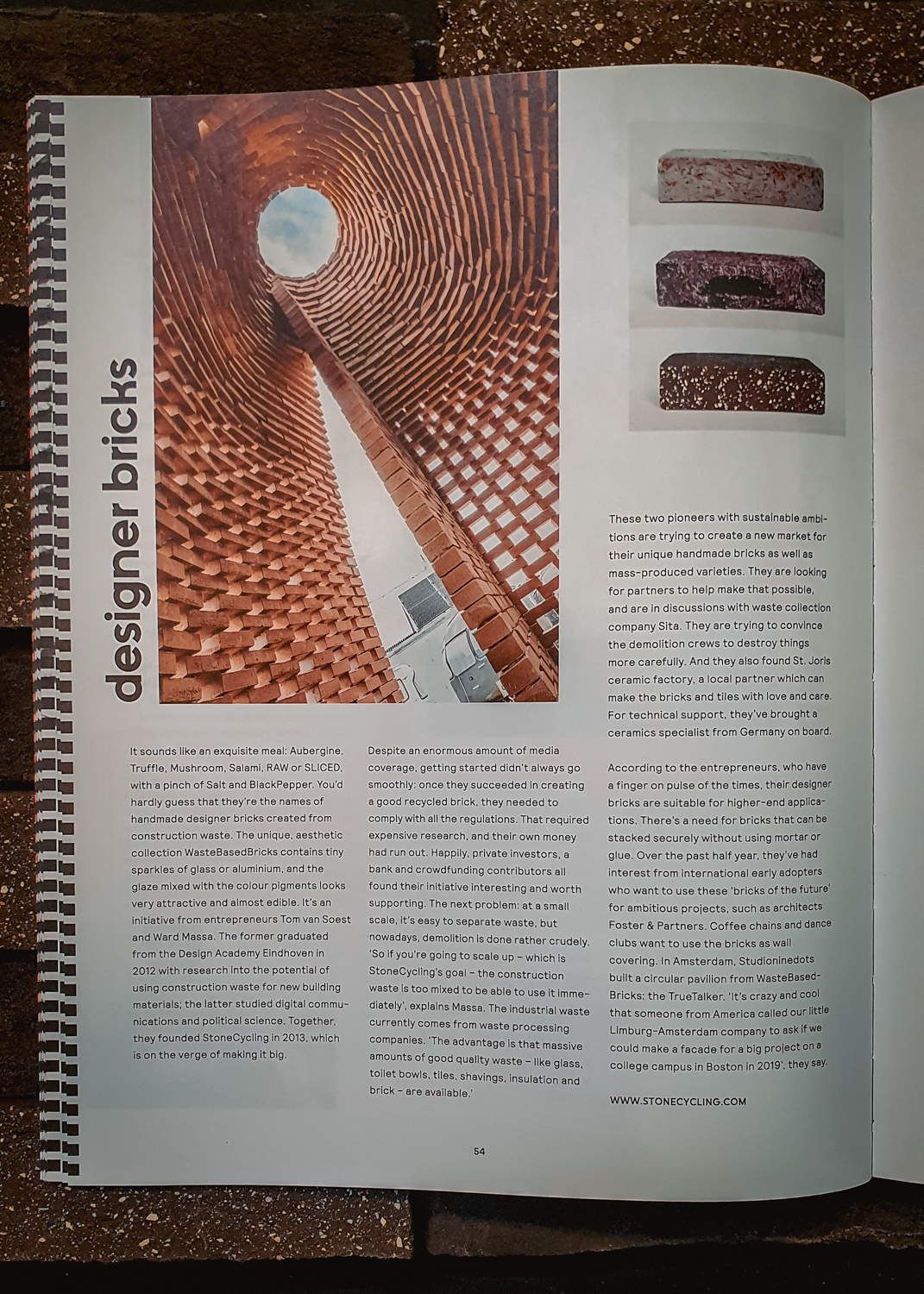 dude Magazine - DUtch DEsigners Magazine || StoneCycling Feature