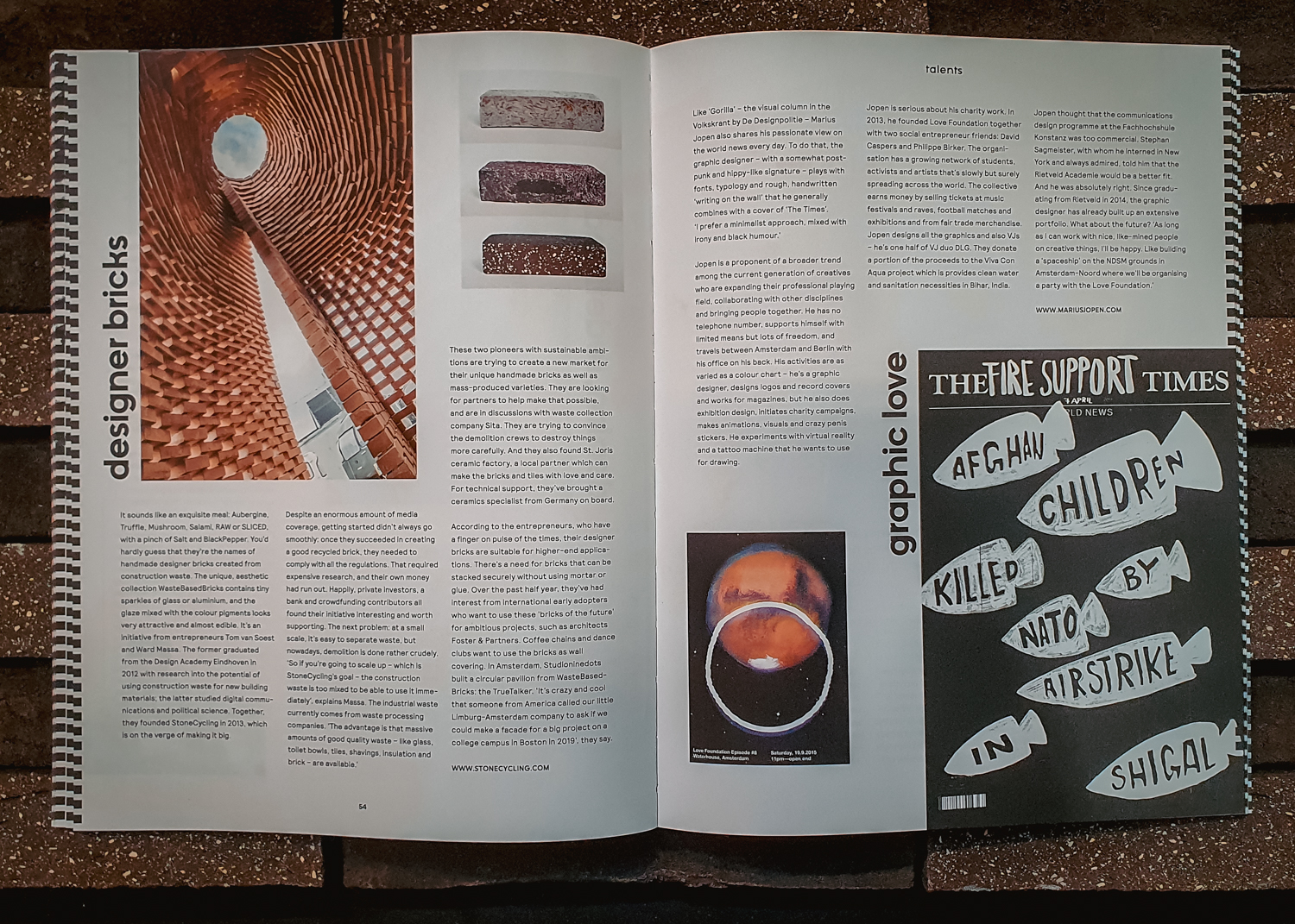 dude Magazine - DUtch DEsigners Magazine || StoneCycling Feature