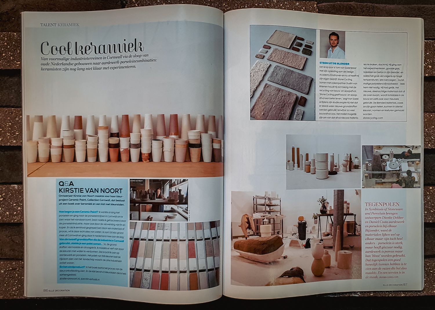 ELLE Decoration NL Magazine || StoneCycling Feature