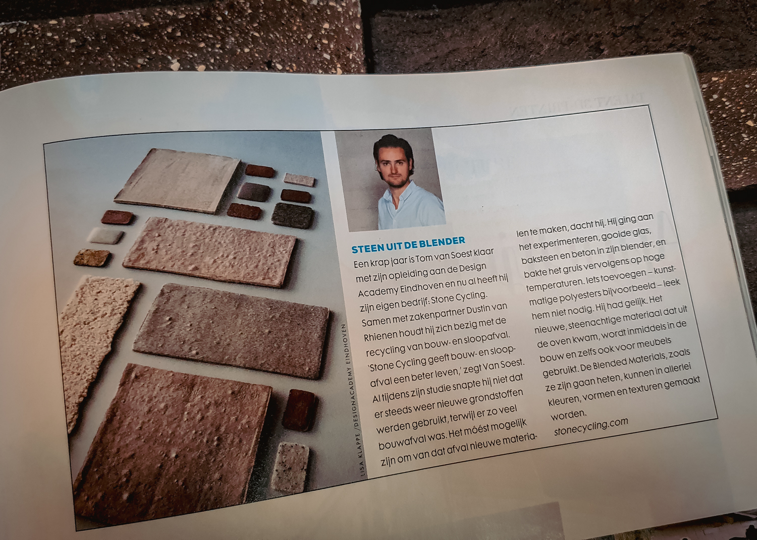 ELLE Decoration NL Magazine || StoneCycling Feature