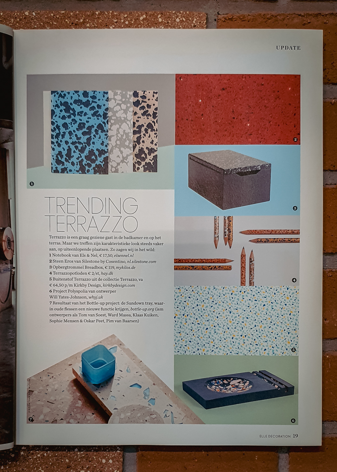 ELLE Decoration NL Magazine || StoneCycling Feature