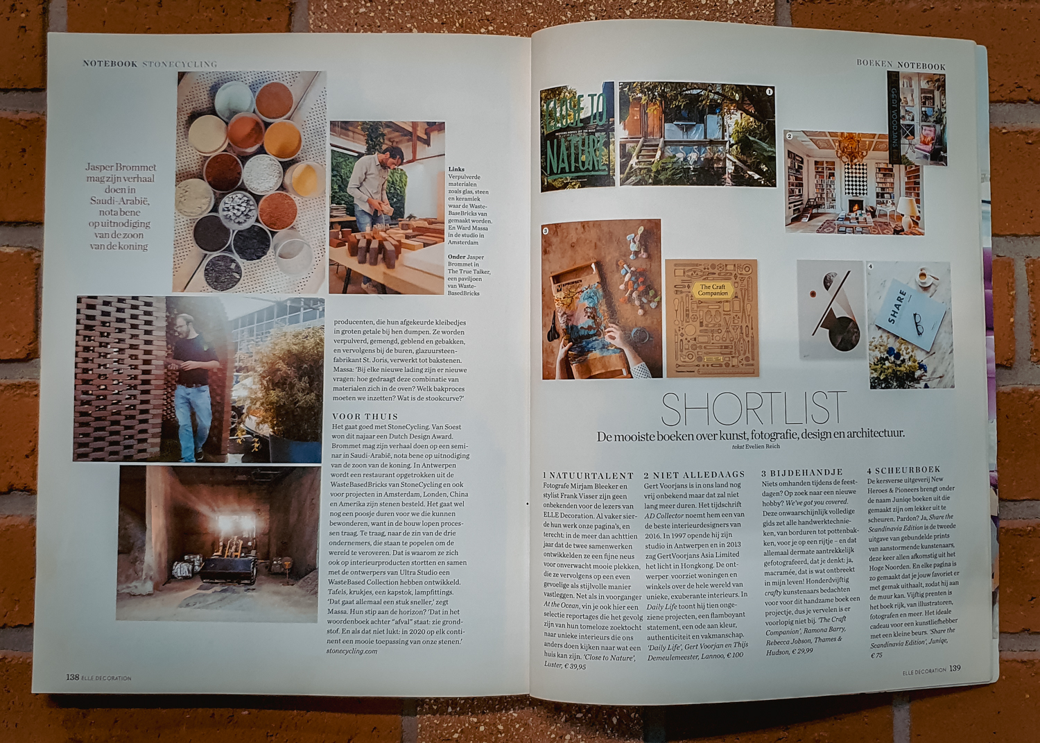 ELLE Decoration NL Magazine || StoneCycling