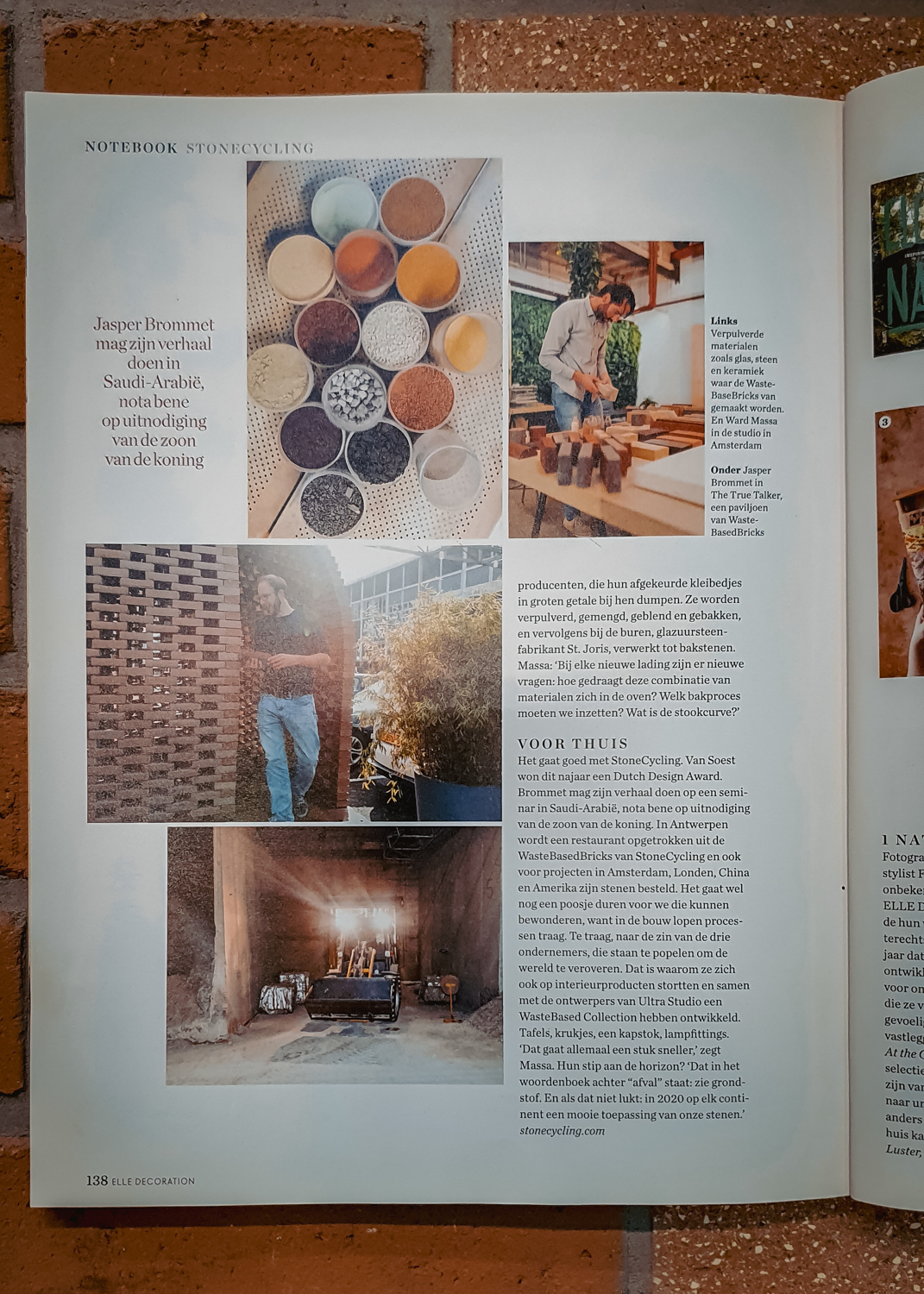 ELLE Decoration NL Magazine || StoneCycling