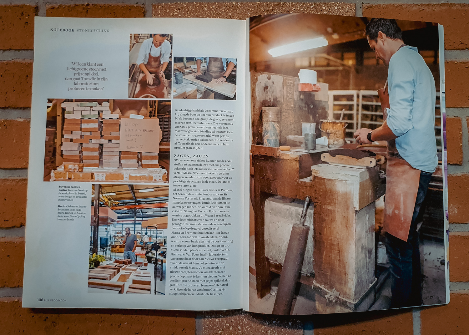 ELLE Decoration NL Magazine || StoneCycling