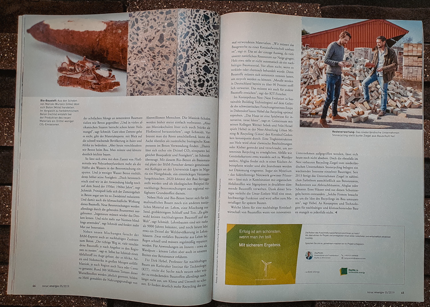 Neue Energie Magazine || StoneCycling