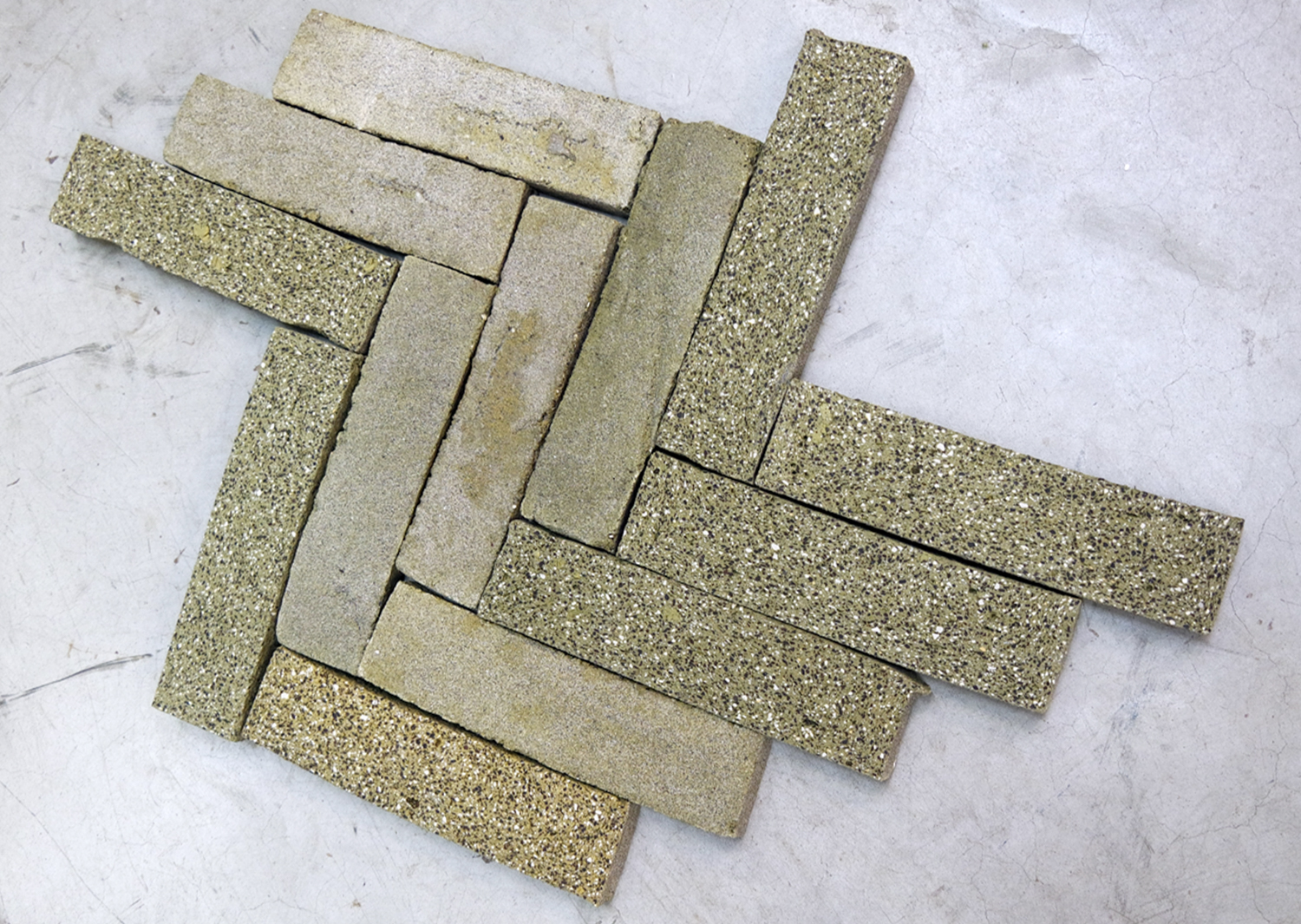 StoneCycling WasteBasedBricks® - Pistachio Interior