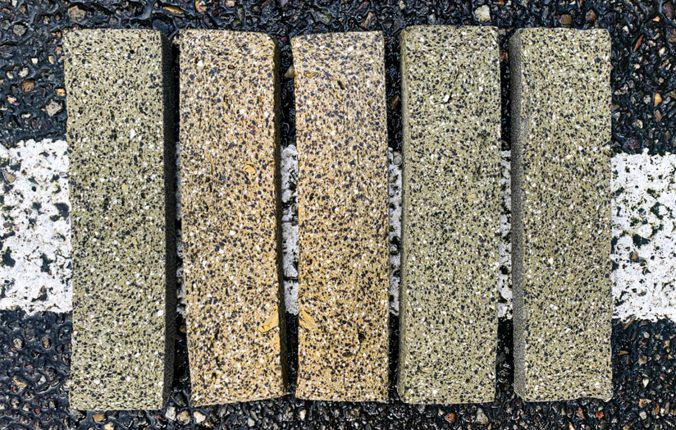 StoneCycling WasteBasedBricks® - Pistachio Materials