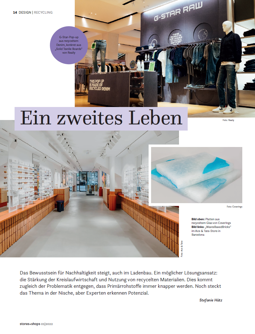 Stores+Shops - Sustainability in Shopfitting - StoneCycling Feature