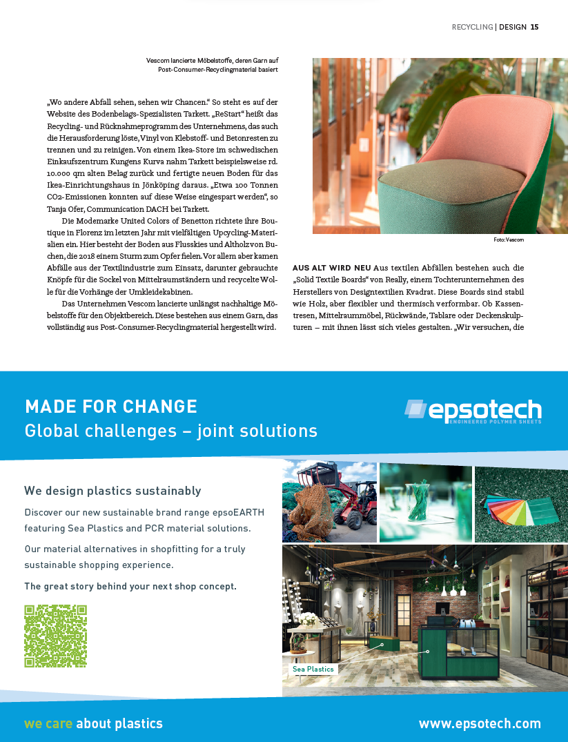 Stores+Shops - Sustainability in Shopfitting - StoneCycling Feature