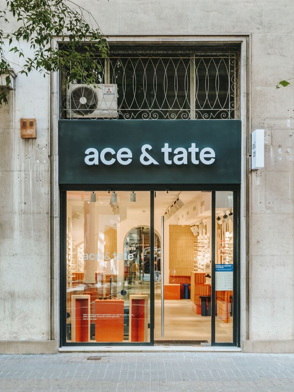 Eye-Catching Sustainable Ace & Tate Store Barcelona || StoneCycling