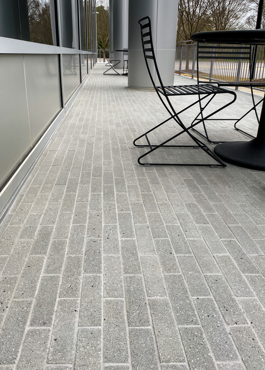 Martin Marietta HQ in Raleigh, North Carolina || StoneCycling X Biomason