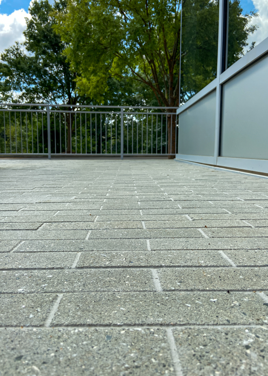 Martin Marietta HQ in Raleigh, North Carolina || StoneCycling X Biomason