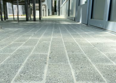 Martin Marietta HQ in Raleigh, North Carolina || StoneCycling X Biomason