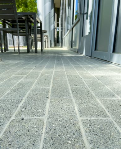 Martin Marietta HQ in Raleigh, North Carolina || StoneCycling X Biomason