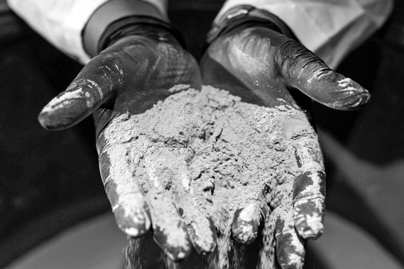 StoneCycling + Biomason BioBasedTile Process