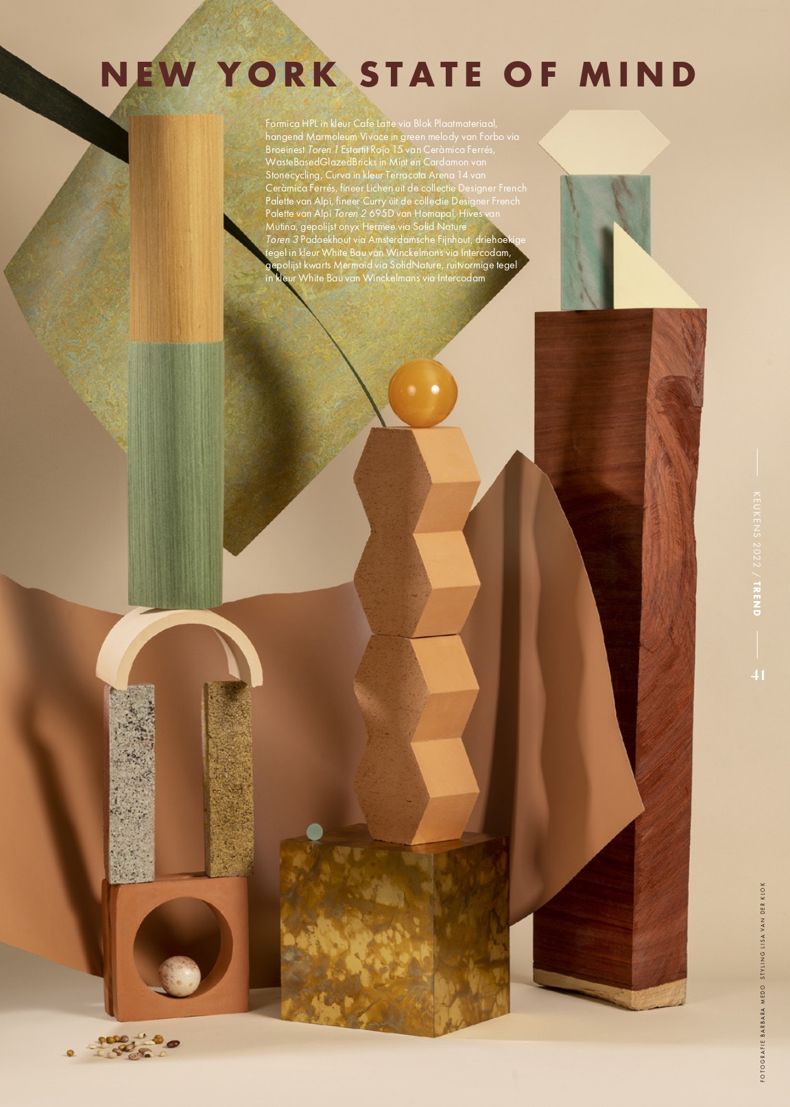 StoneCycling Feature in Moodboards ELLE Decoration - Kitchens