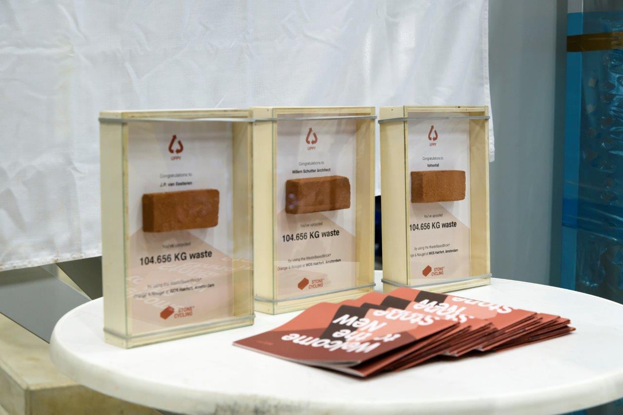 Vattenfall realizes heat transfer station and upcycles 104,656 kilos of waste with a circular facing brick