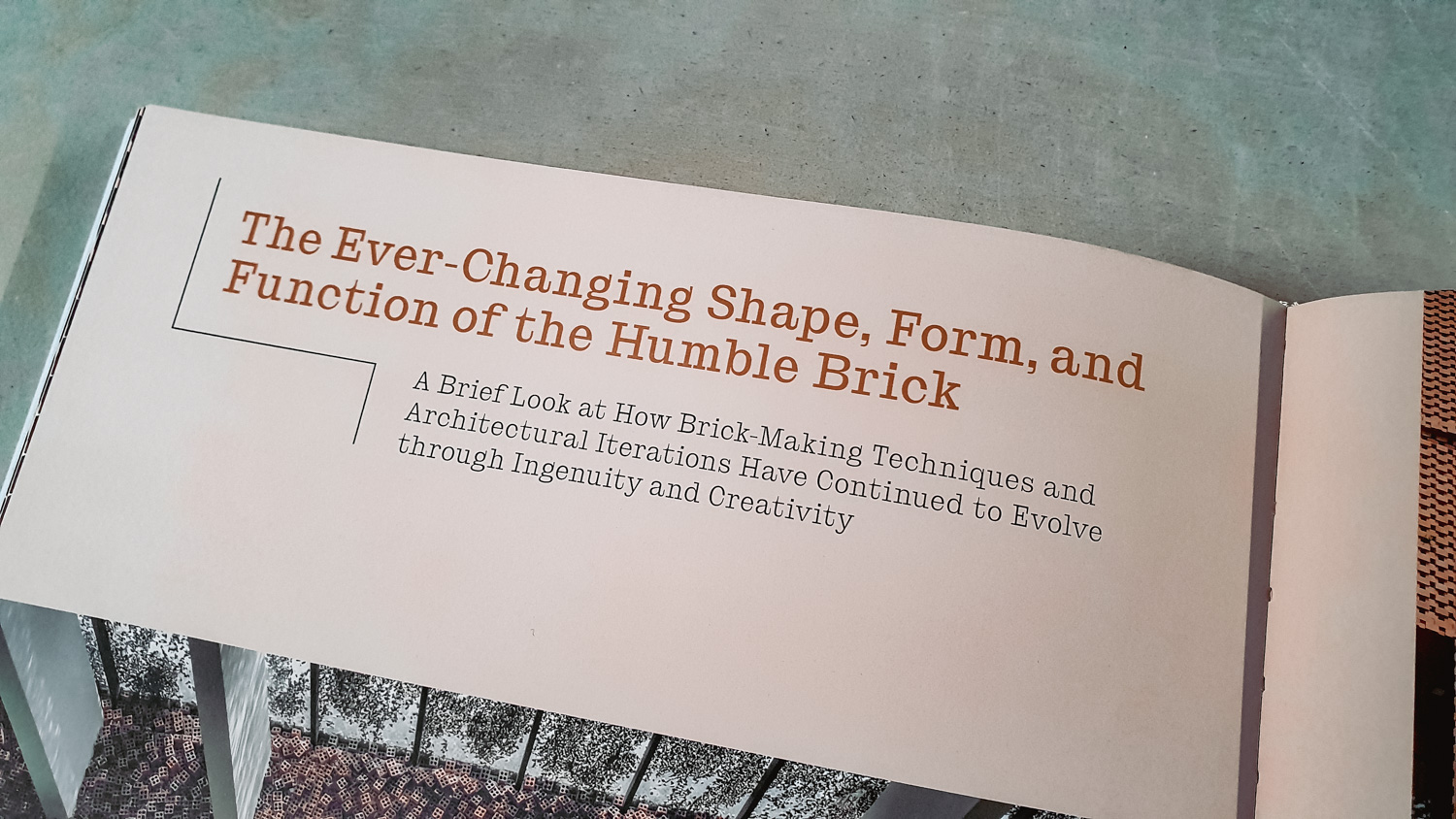 StoneCycling Featured in Brick by Brick - Gestalten