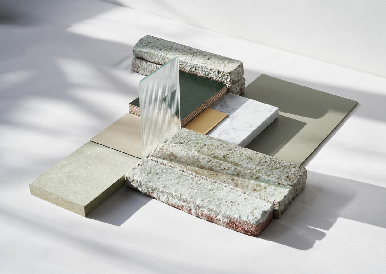 StoneCycling Mint WasteBasedGlazedBricks