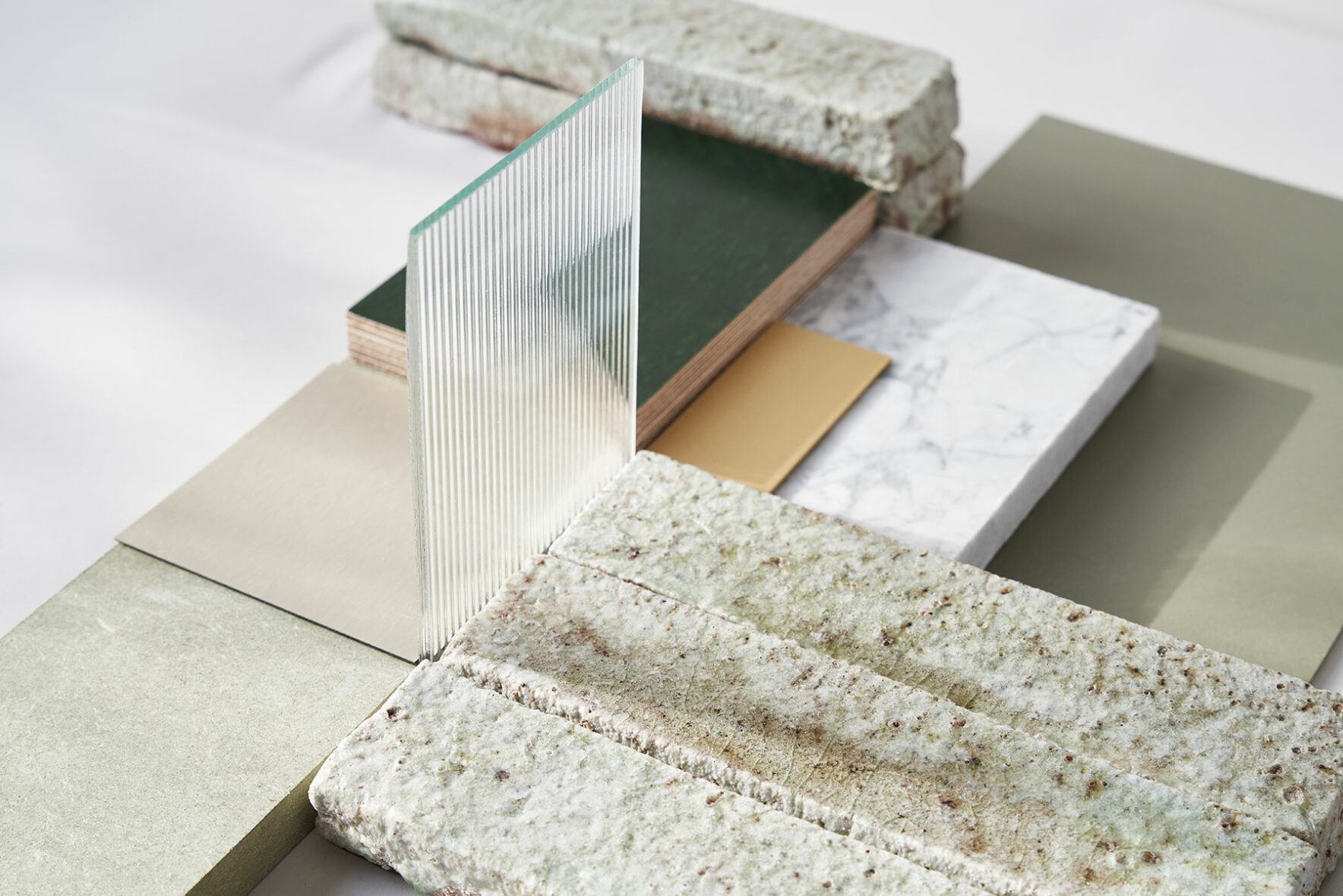 StoneCycling Mint WasteBasedGlazedBricks