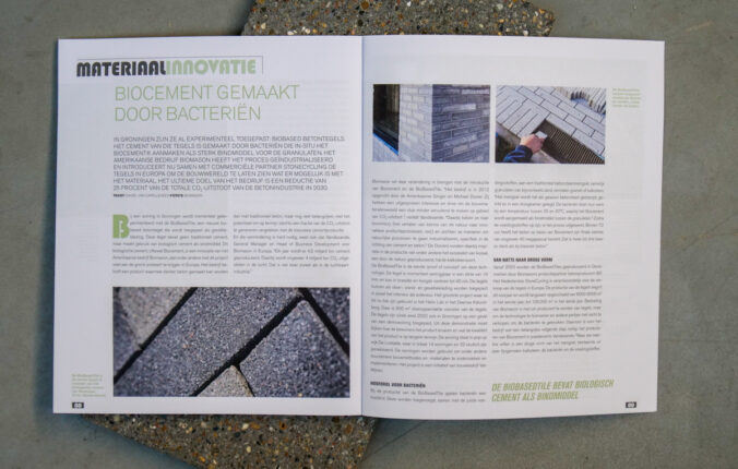 BioBasedTiles in Bouwwereld Magazine