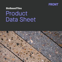 FRONT Materials - BioBasedTiles – Product Data Sheet