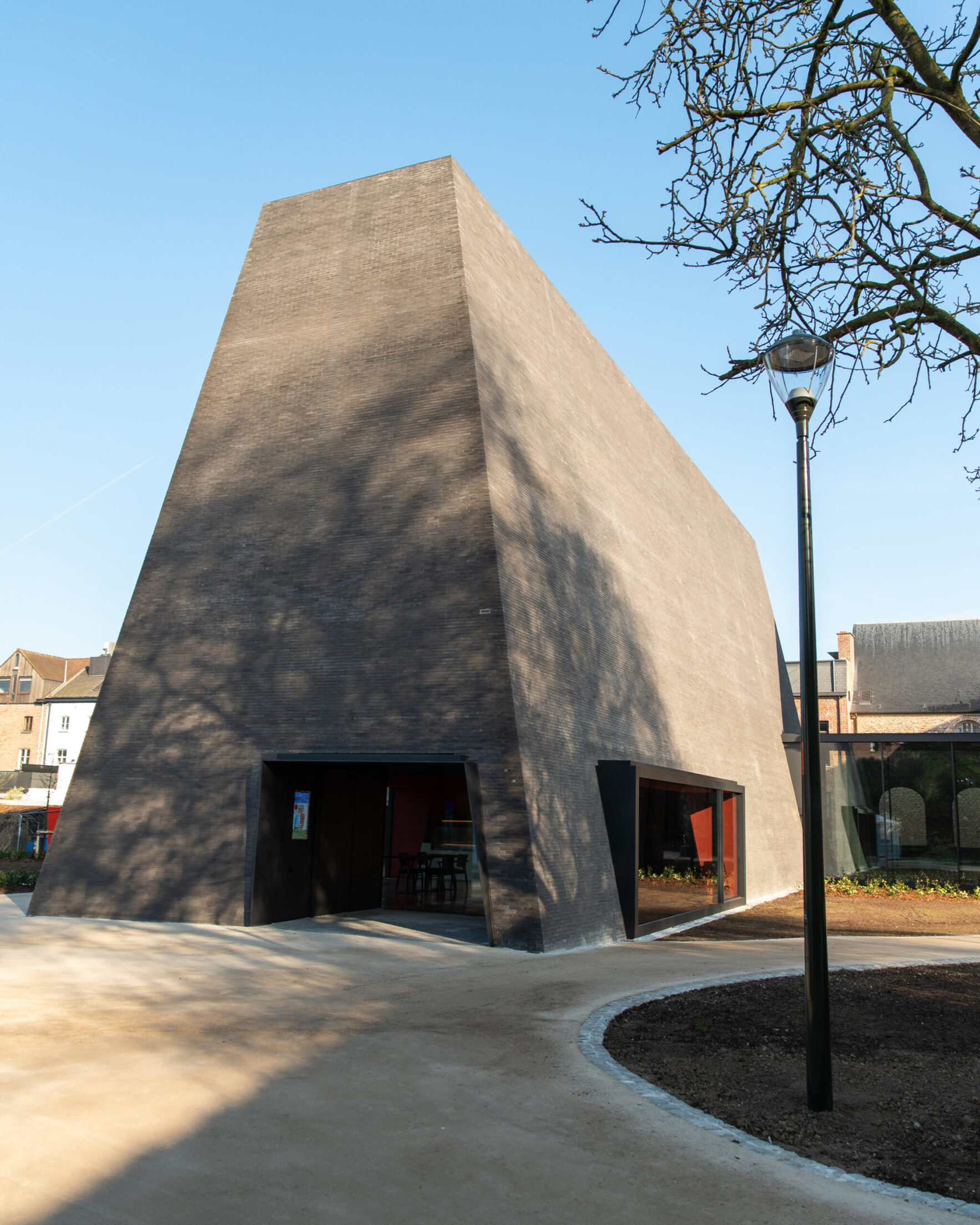 Bespoke Brick Facade at ABBY Kortrijk, Belgium | FRONT Materials