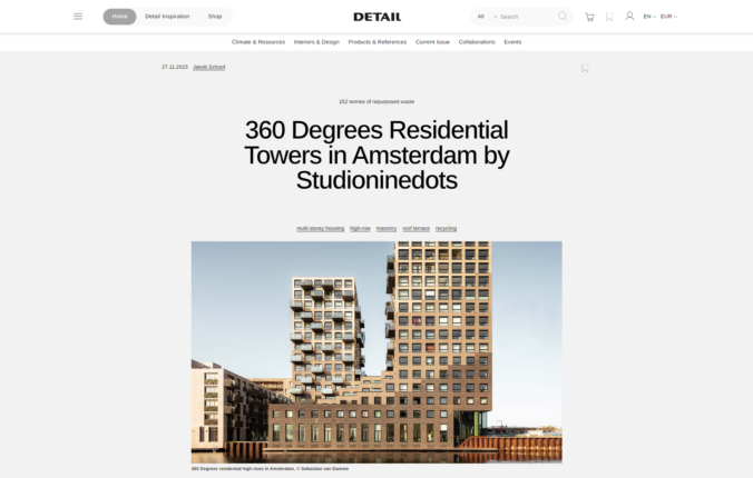 StoneCycling X studioninedots Project on DETAIL